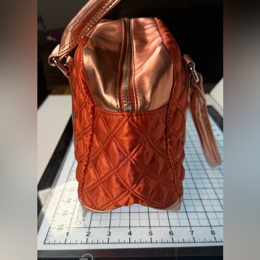 Marc by Marc Quilted Copper Orange Handbag. GOOD used - Picture 9 of 14